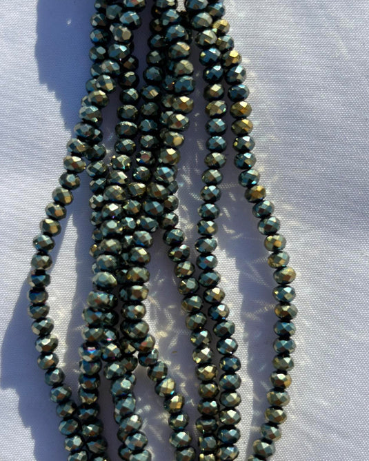 Rhondelle Glass Beads 4mm