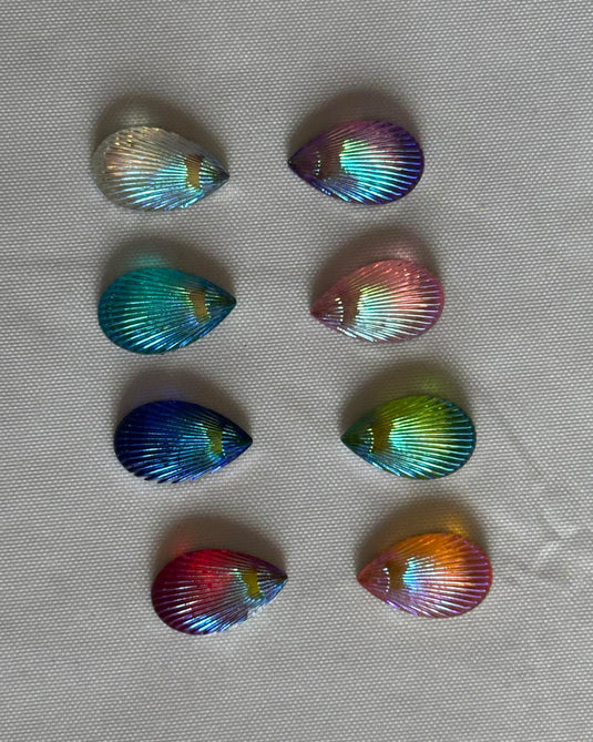Raindrop Shells 1/2 Inch