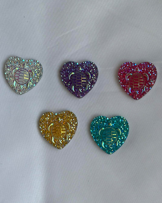Turtle Hearts 2.5cm