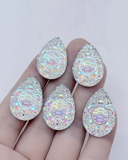 Turtle Raindrops White