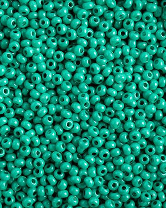 10/0 Czech Seed Beads Terra Intensive Dark Green 22g