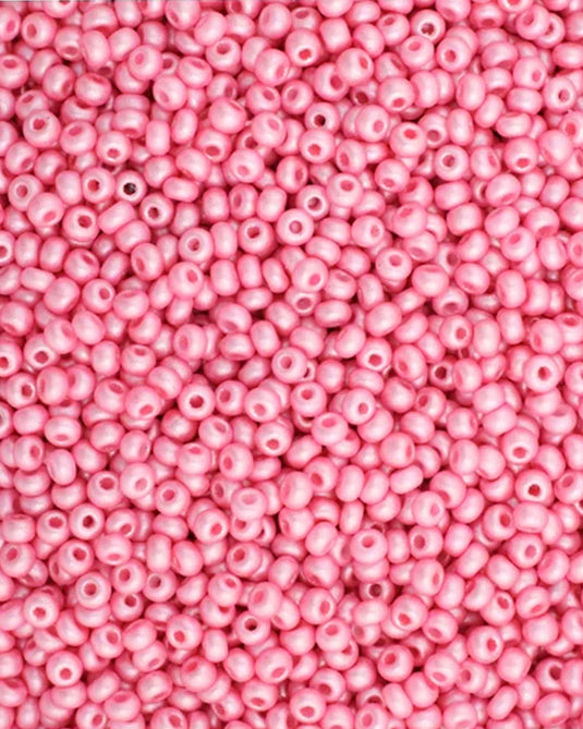 10/0 Czech Seed Beads Shiny Pink 22g