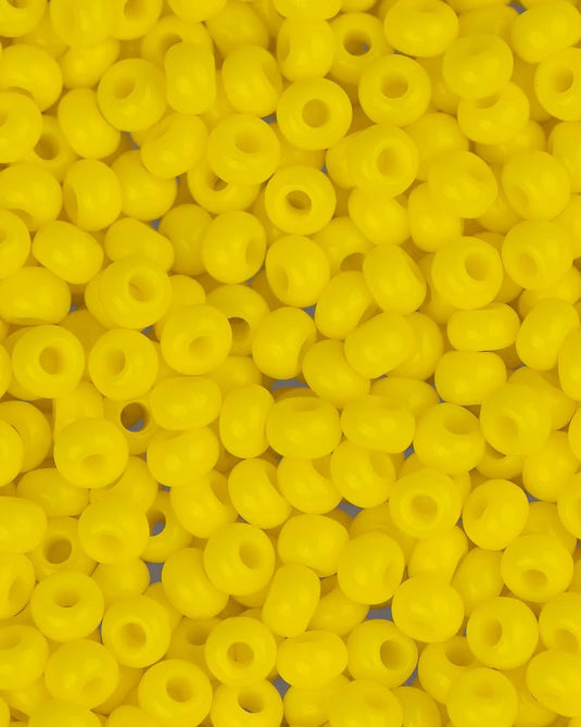 10/0 Czech Seed Beads Lemon Yellow 22g