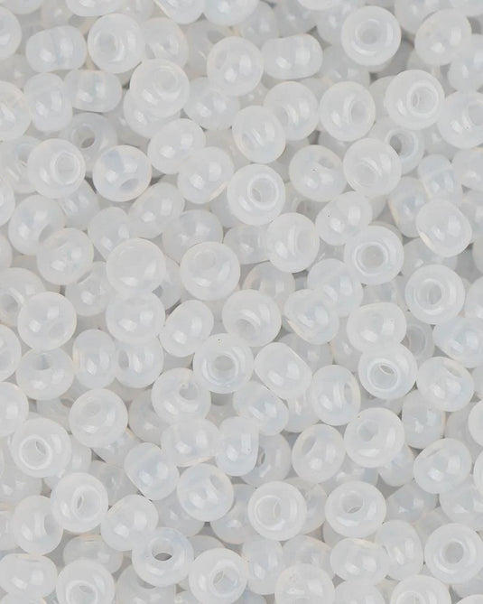 10/0 Czech Seed Beads Alabaster 22g