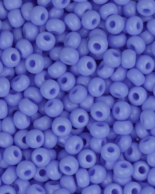 10/0 Czech Seed Beads Pale Blue Opaque 22g