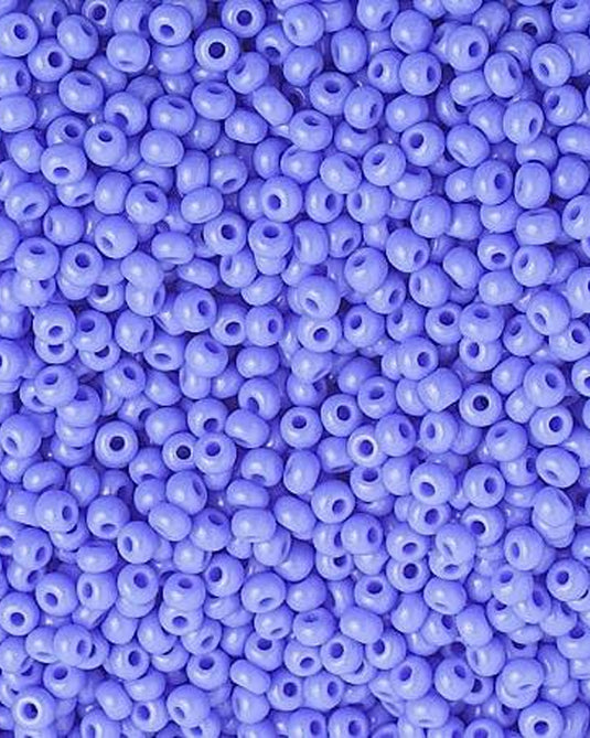 10/0 Czech Seed Beads Light Royal Blue Opaque 22g