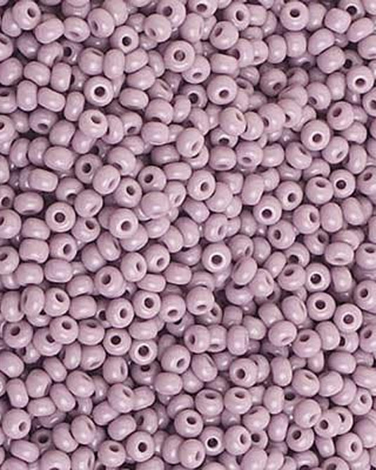 10/0 Czech Seed Beads Mauve Opaque 24g