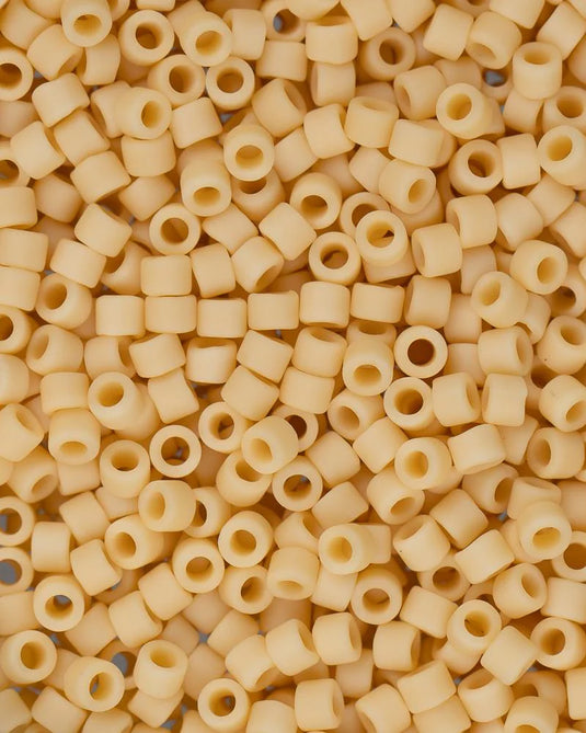 11/0 Miyuki Delica Beads Ivory Pear Opaque Matte 5.2g