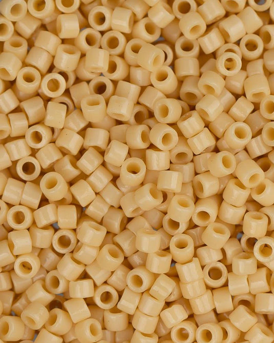 11/0 Miyuki Delica Beads Opaque Dark Ivory Pear 5.2g