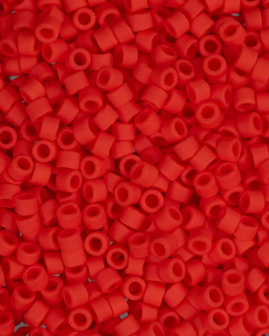 11/0 Miyuki Delica Beads Red Vermillion Matte 5.2g