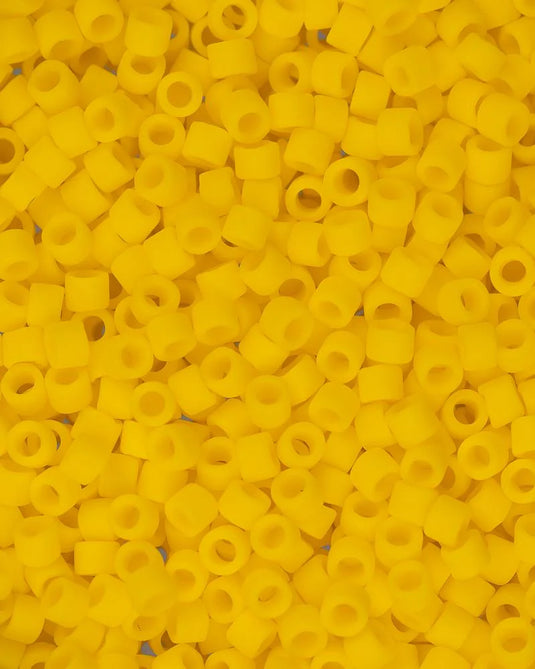 11/0 Miyuki Delica Beads Yellow Opaque Matte 5.2g