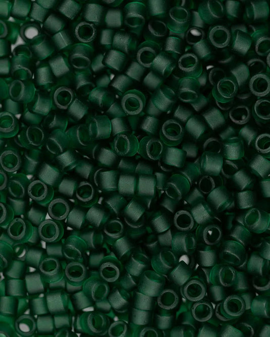 11/0 Miyuki Delica Beads Dark Emerlad 5.2g