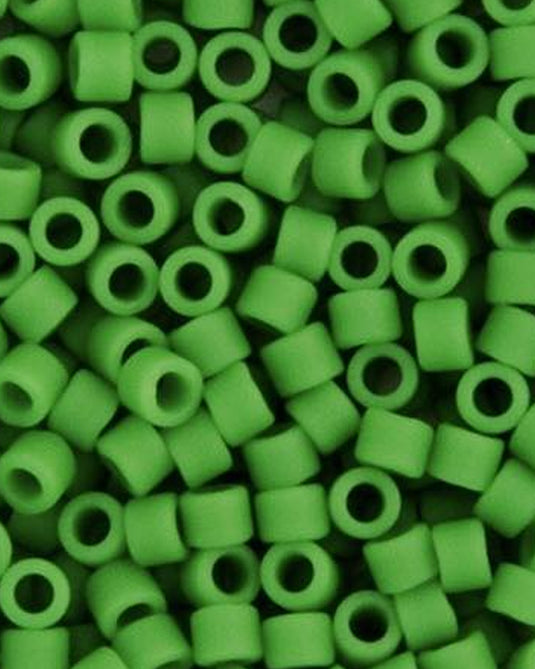 11/0 Miyuki Delica Beads Green Pea Opaque Matte 5.2g