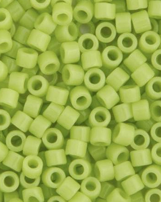 11/0 Miyuki Delica Beads Chartreuse Opaque 5.2g