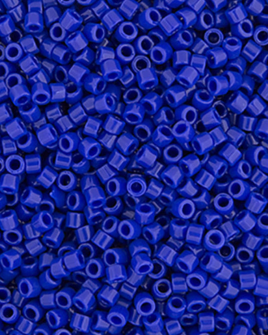 11/0 Miyuki Delica Beads Cobalt Blue Opaque 5.2g