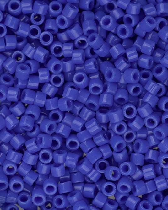 11/0 Miyuki Delica Beads Blue Cyan Opaque 5.2g