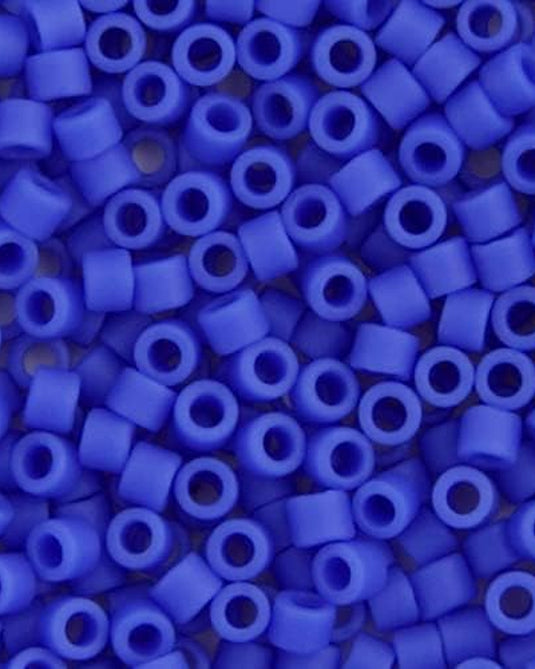 11/0 Miyuki Delica Beads Blue Cyan Opaque Matte 5.2g