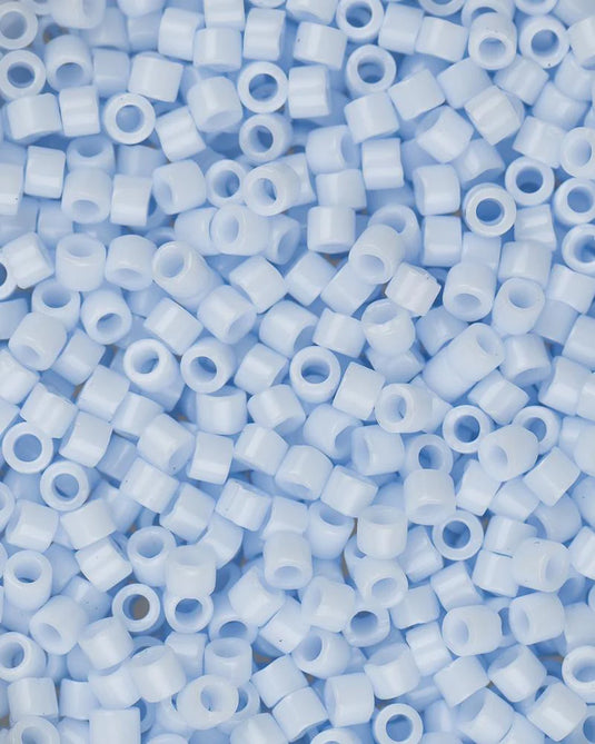11/0 Miyuki Delica Beads Light Blue Sky Opaque Matte 5.2g