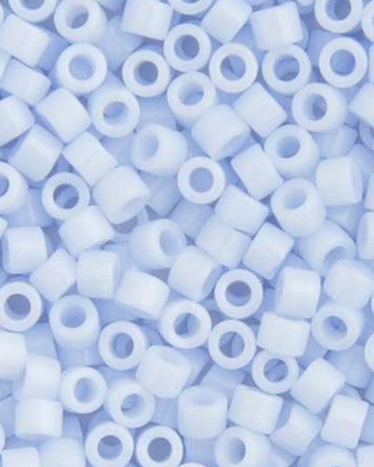 11/0 Miyuki Delica Beads Light Blue Sky Opaque 5.2g