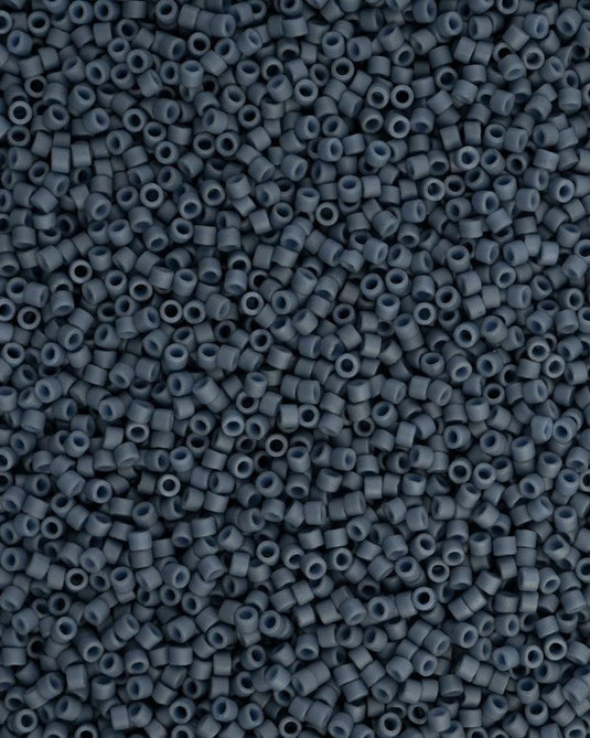 11/0 Miyuki Delica Beads Deep Violet Opaque Matte 5.2g