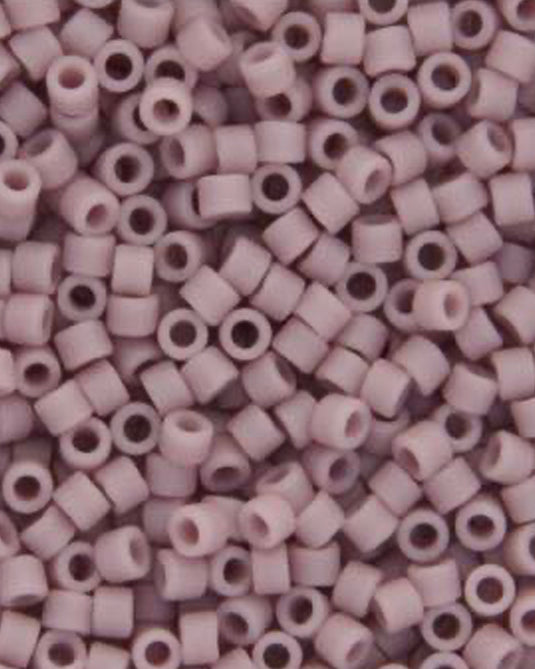 11/0 Miyuki Delica Beads Mauve Opaque Matte 5.2g