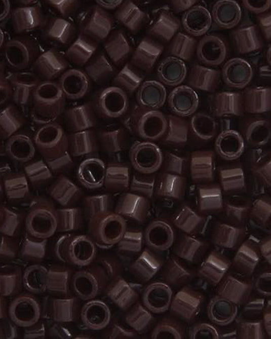 11/0 Miyuki Delica Beads Chocolate Brown 5.2g