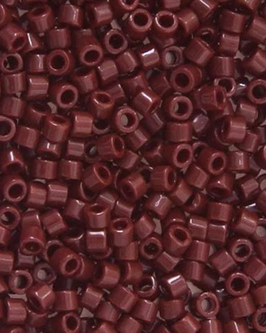11/0 Miyuki Delica Beads Brown Current Opaque 5.2g