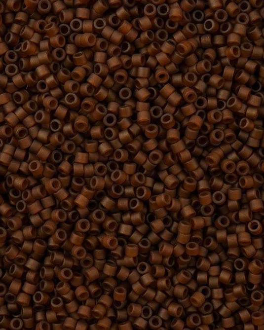 11/0 Miyuki Delica Beads Root Beer Matte 5.2g