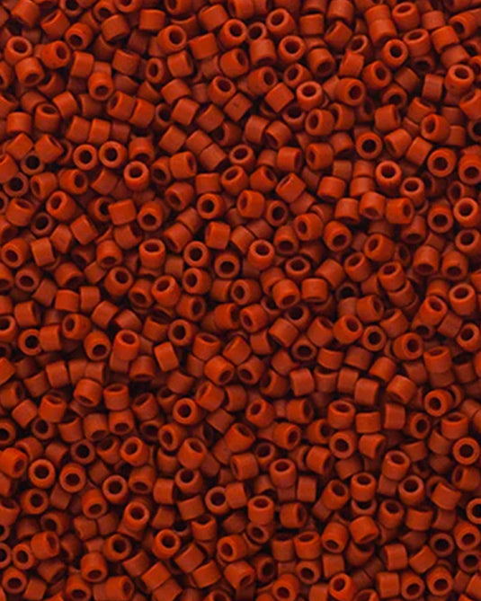 11/0 Miyuki Delica Beads Red Matte 5.2g