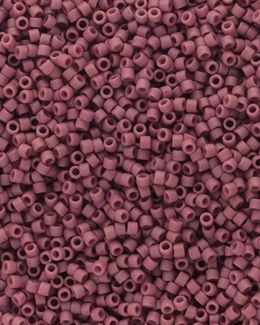 11/0 Miyuki Delica Beads Frosted Glazed Amethysr Matte 5.2g