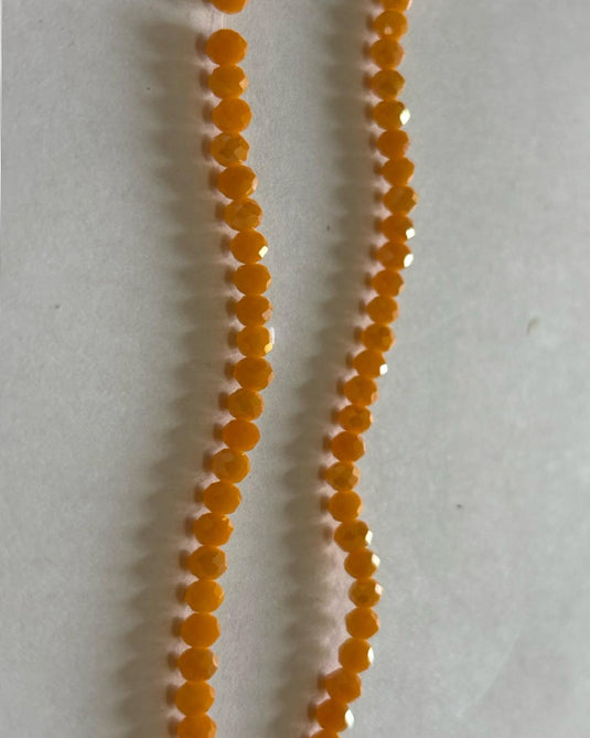Rhondelle Glass Beads Mandarin 4mm