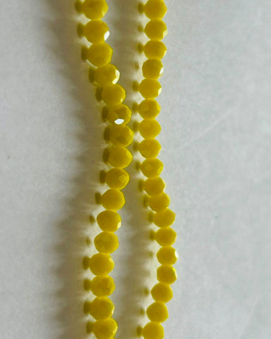 Rhondelle Glass Beads Lemon AB 4mm