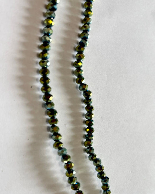 Rhondelle Glass Beads Forest AB 4mm