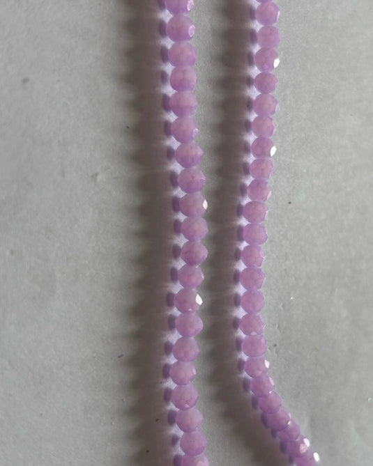 Rhondelle Glass Beads Light Purple 4mm