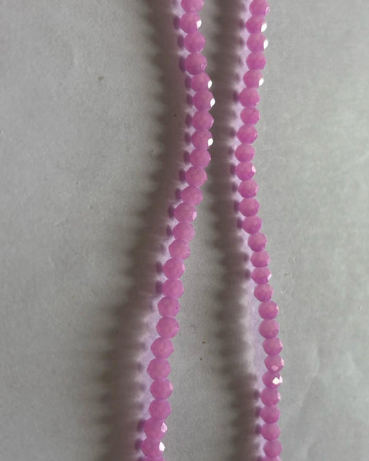Rhondelle Glass Beads Lavender Pink 4mm
