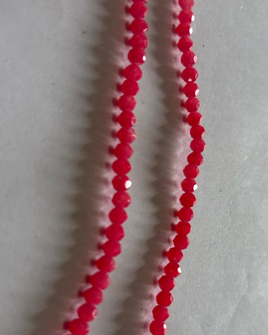 Rhondelle Glass Beads French Rose 4mm