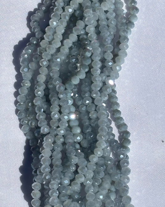 Rhondelle Glass Beads 4mm