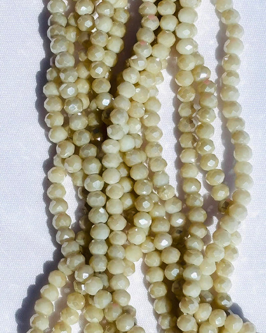 Rhondelle Glass Beads 4mm