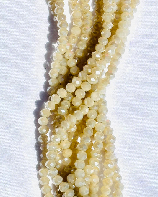 Rhondelle Glass Beads 4mm