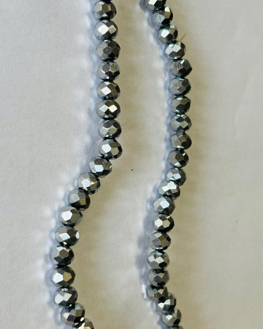 Rhondelle Glass Beads Sliver 4mm