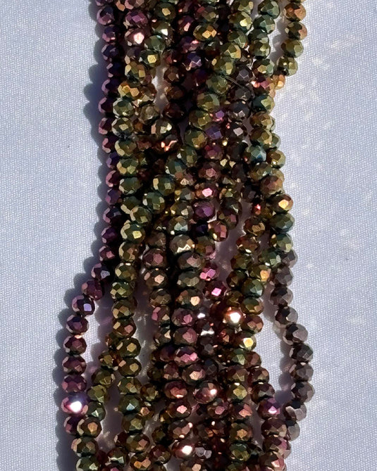 Rhondelle Glass Beads 4mm