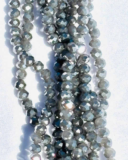 Rhondelle Glass Beads 4mm