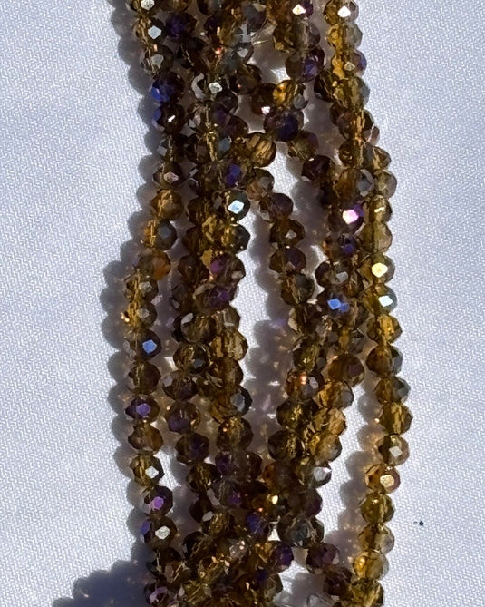 Rhondelle Glass Beads 4mm
