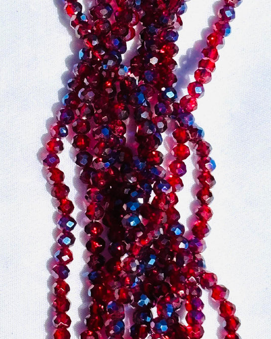 Rhondelle Glass Beads 4mm