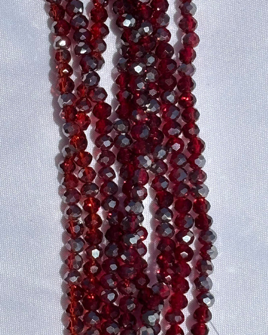 Rhondelle Glass Beads 4mm