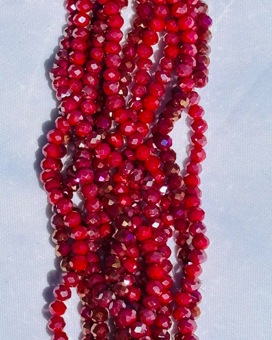 Rhondelle Glass Beads 4mm