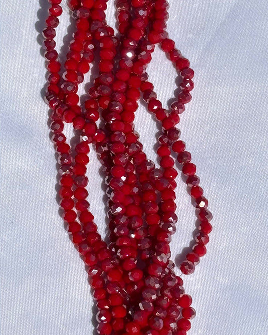 Rhondelle Glass Beads 4mm