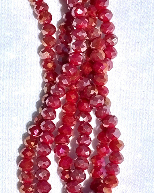 Rhondelle Glass Beads 4mm