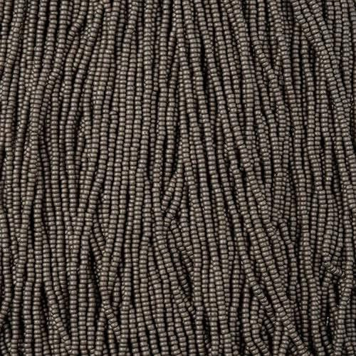 11/0 Czech Seed Beads 
Grey Terra Metallic Matte