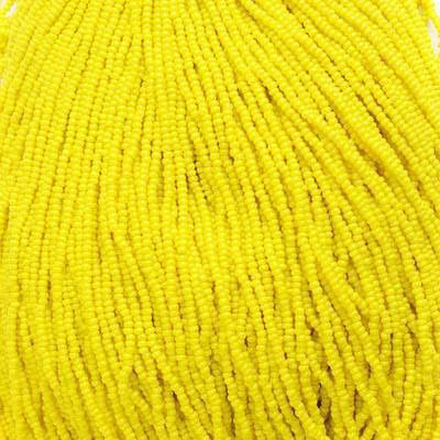 11/0 Czech Seed Beads 
Lemon Opaque
